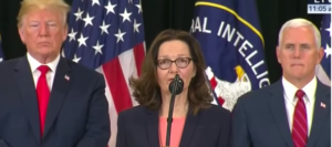 CIA director Gina Haspel