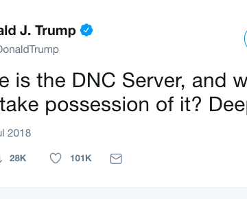 Trump deep state tweets