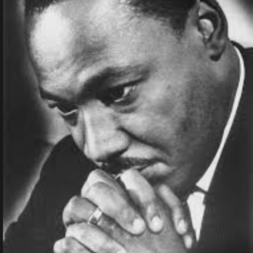 MLK pensive