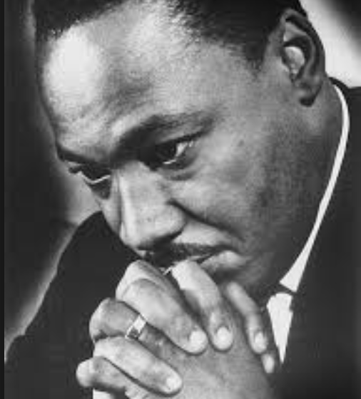 MLK pensive