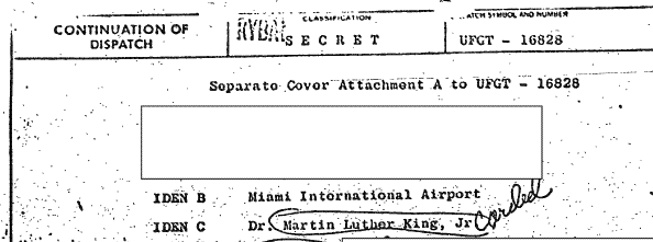 King CIA file