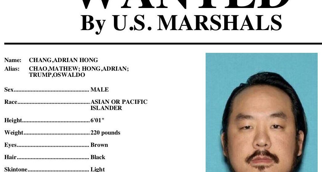 Adrian Hong Wanted Poster