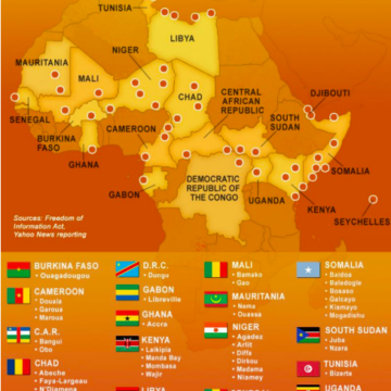 US footprint in Africa