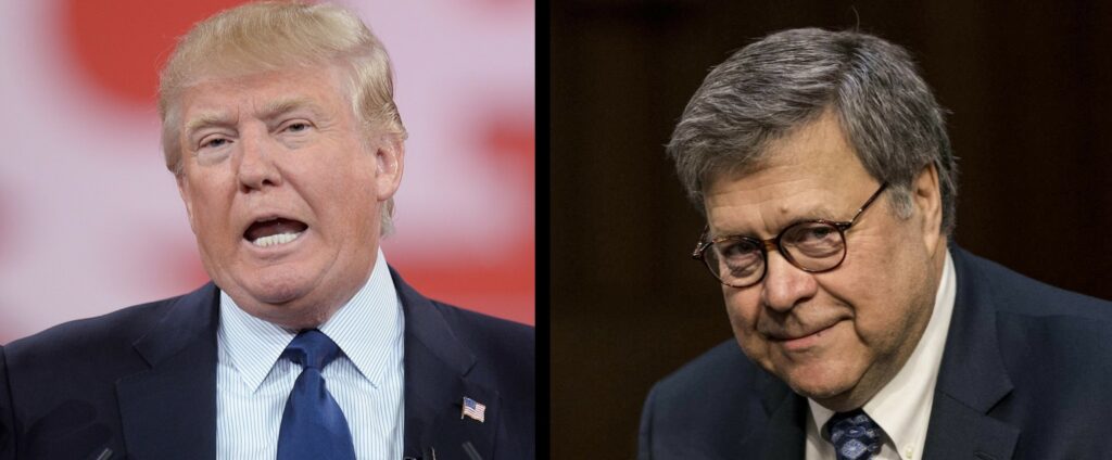 President Trump and AG Bill Barr