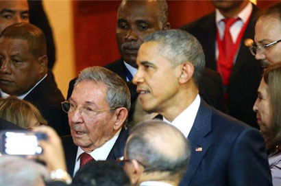 Raul Castro Barack Obama