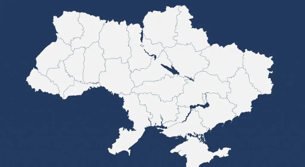 Map of Ukraine